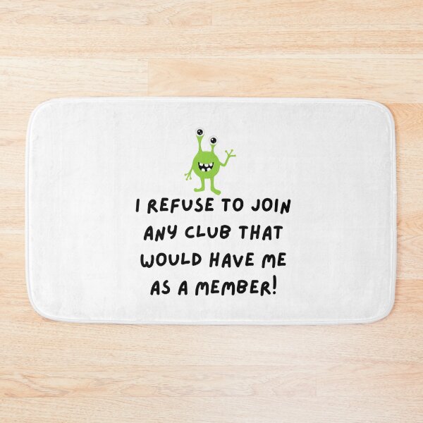 Item preview, too cool to belong, grouchy, monster, funnyfits70, Humor, Funny, retro, vintage, funny quotes, animal humor, designed and sold by FunnyFits70.