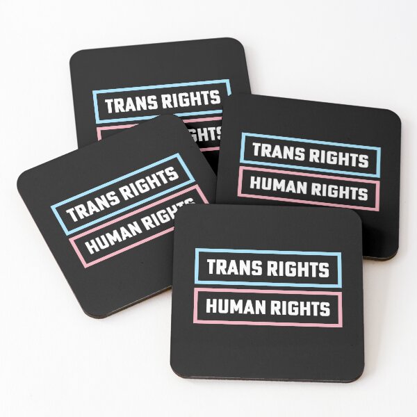 Item preview, Los derechos trans son derechos humanos Orgullo transgénero LGBTQ designed and sold by House Sparrow.