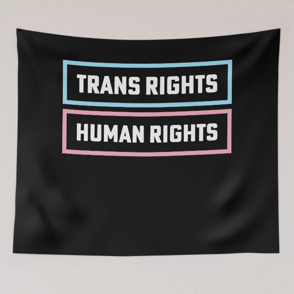 Item preview, Los derechos trans son derechos humanos Orgullo transgénero LGBTQ designed and sold by House Sparrow.