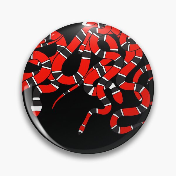 Item preview, Striped Snakes Pattern in Red and Black designed and sold by HotHibiscus.