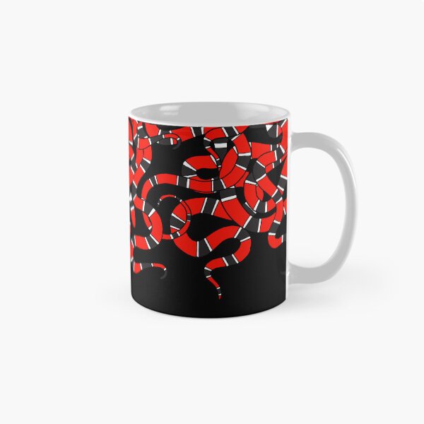 Item preview, Striped Snakes Pattern in Red and Black designed and sold by HotHibiscus.