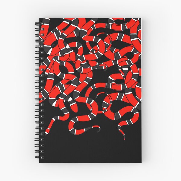 Item preview, Striped Snakes Pattern in Red and Black designed and sold by HotHibiscus.