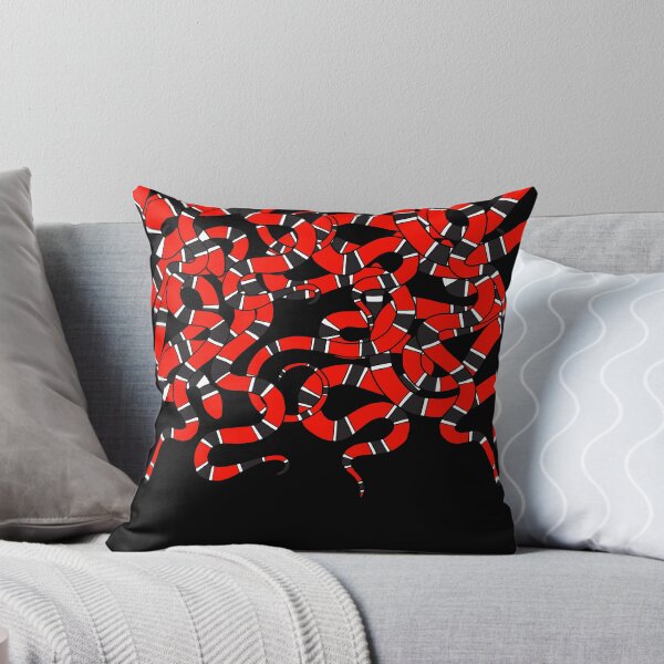 Item preview, Striped Snakes Pattern in Red and Black designed and sold by HotHibiscus.