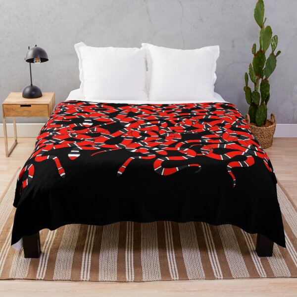 Item preview, Striped Snakes Pattern in Red and Black designed and sold by HotHibiscus.