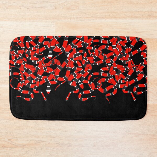 Item preview, Striped Snakes Pattern in Red and Black designed and sold by HotHibiscus.
