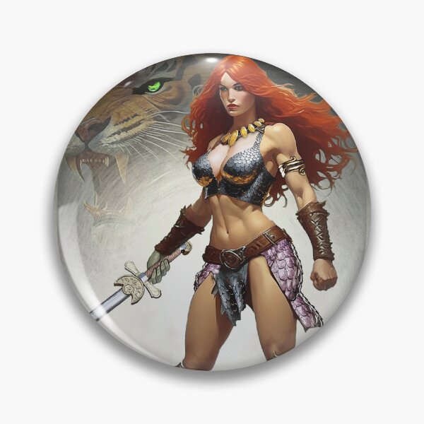 Item preview, Red Sonja by Dimitrije Kebara designed and sold by Dimisbarbarian.
