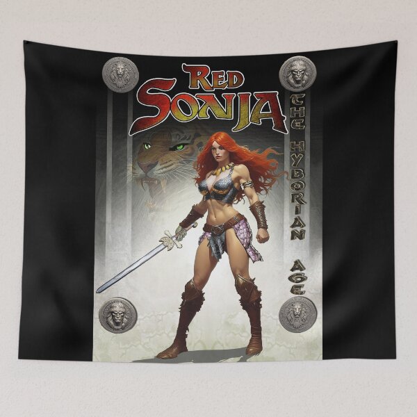Item preview, Red Sonja by Dimitrije Kebara designed and sold by Dimisbarbarian.