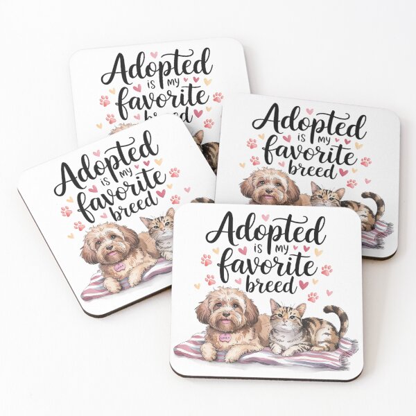 Item preview, Adopted is My Favorite Breed - Pet Adoption Lover Design designed and sold by MagicWander.