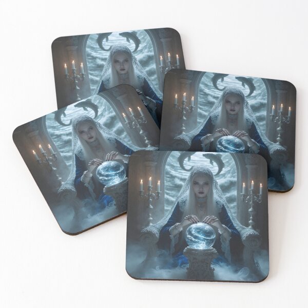 Item preview, Mystic Pisces Oracle – Gothic Fantasy Zodiac Art designed and sold by LaLi-Designs.