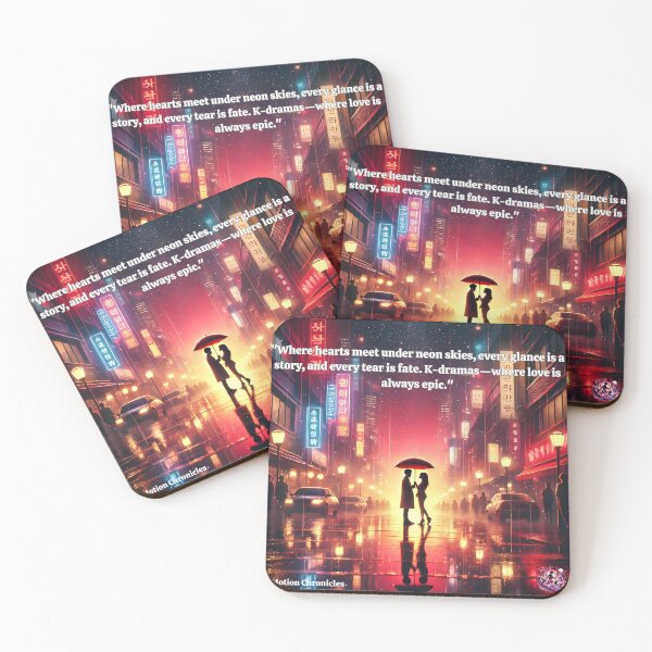 Item preview, "Neon Nights: A K-Drama Love Story" designed and sold by KMChronicles.