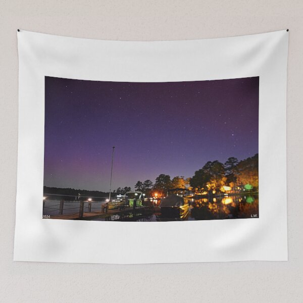 Item preview, The Northern Lights Over Lake Murray Sc designed and sold by LisaWootenPhoto.