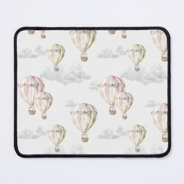 Item preview, Watercolor Hot air balloons. Dreamy nursery print. Balloon festival peel and stick  designed and sold by Milatoo.