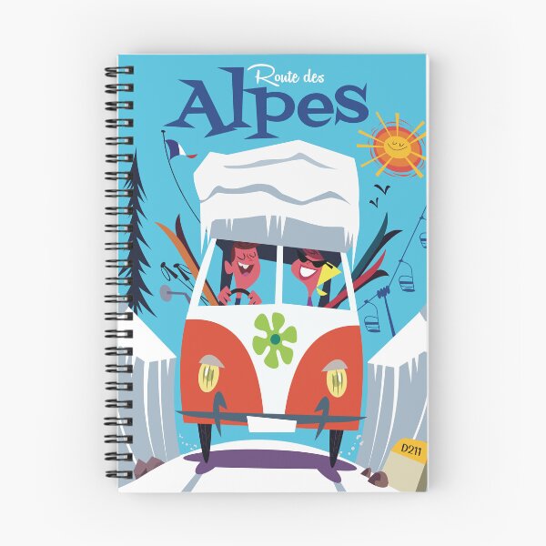 Item preview, Route des Alpes Ski Poster designed and sold by Gary Godel.