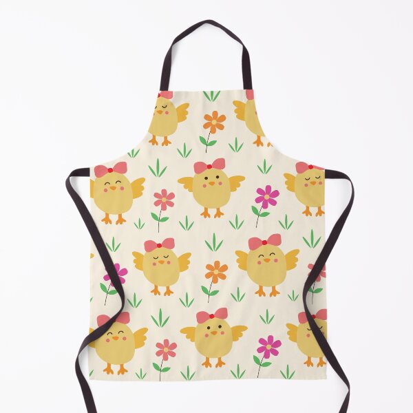 Item preview, Easter Preppy Baby Chicks with red bows and flowers  designed and sold by Yasminepatterns .