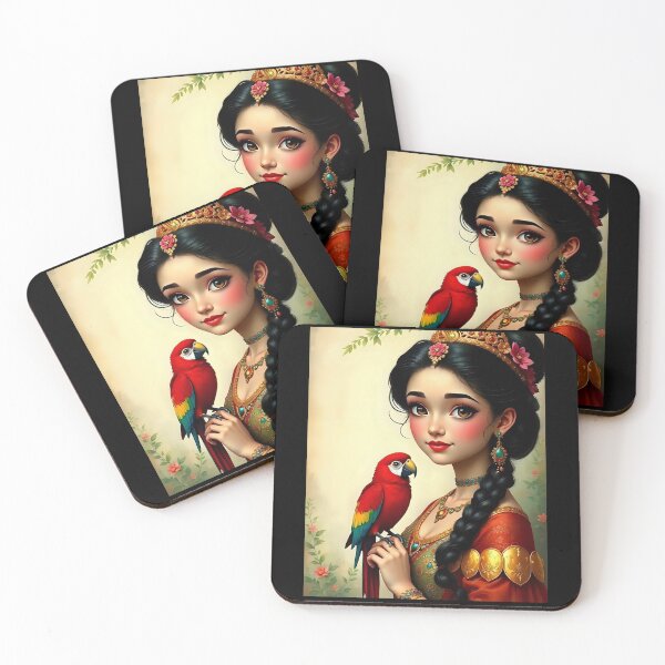 Item preview, Arabian Princess and Parrot designed and sold by Farbenmieze.