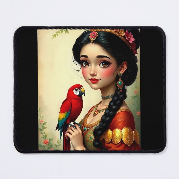 Item preview, Arabian Princess and Parrot designed and sold by Farbenmieze.