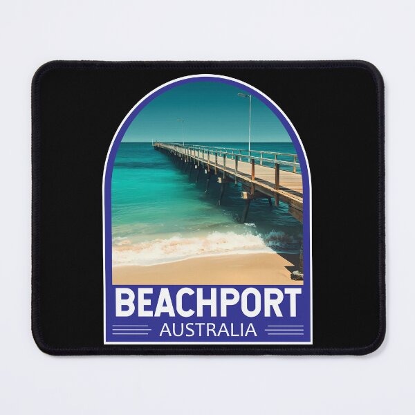 Item preview, Beachport Australia Travel Art Emblem designed and sold by KrisSidDesigns.