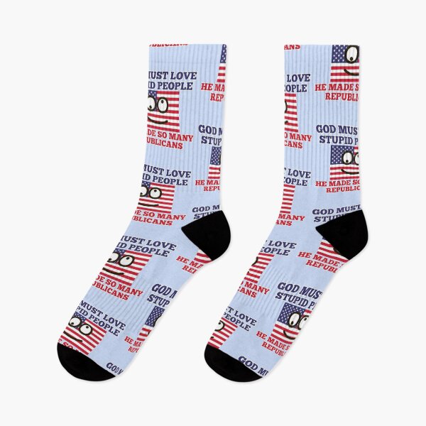 Item preview, usa american flag god must love stupid people republicans designed and sold by Alyn8.