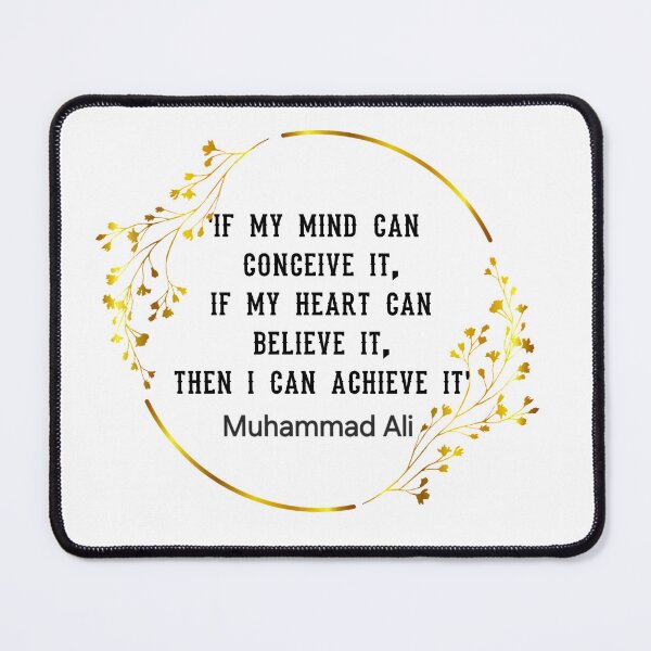 Item preview, A quote by Muhammad Ali designed and sold by GoodNRG Boutique .