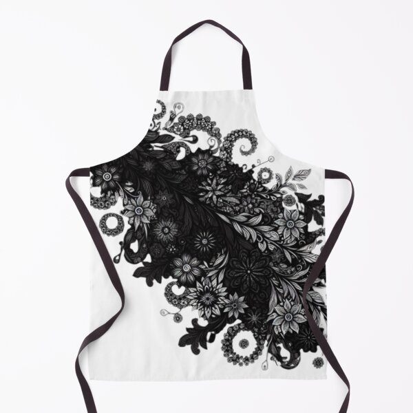 Item preview, vector image of floral pattern vines in black designed and sold by optimusprime39.