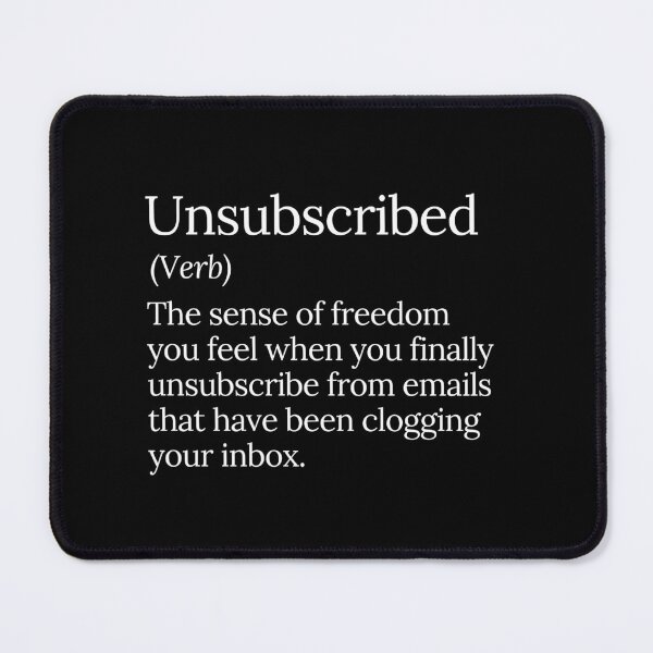 Item preview, Unsubscribed Freedom Inbox Relief Design designed and sold by MuzamilAhmed.