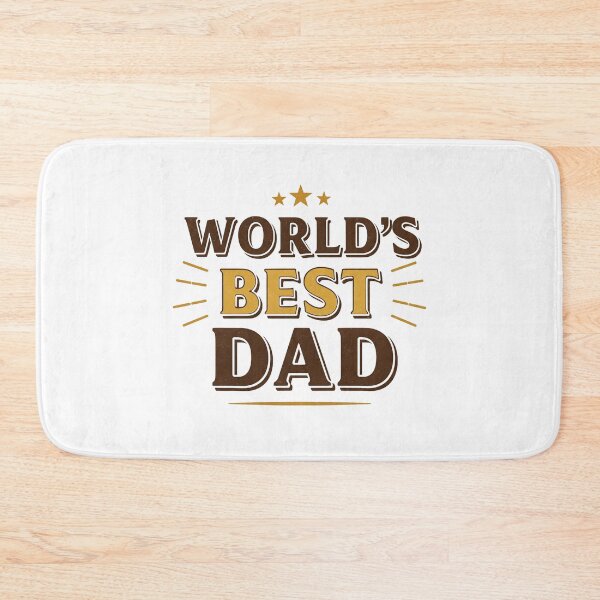 Item preview, World's best dad vintage font art graphic designed and sold by grmcclure.