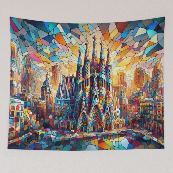 Item preview, Barcelona Abstract Falcon-Frequency Drop-Amalgamation Reloaded designed and sold by Imaginarium of Chaos falcon88 .
