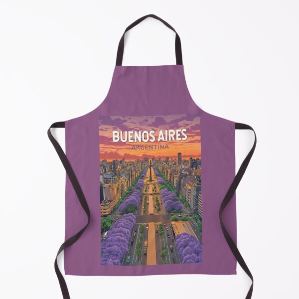 Item preview, Buenos Aires Argentina Travel Art Vintage designed and sold by KrisSidDesigns.