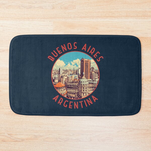 Item preview, Buenos Aires Argentina Retro Distressed Circle designed and sold by KrisSidDesigns.