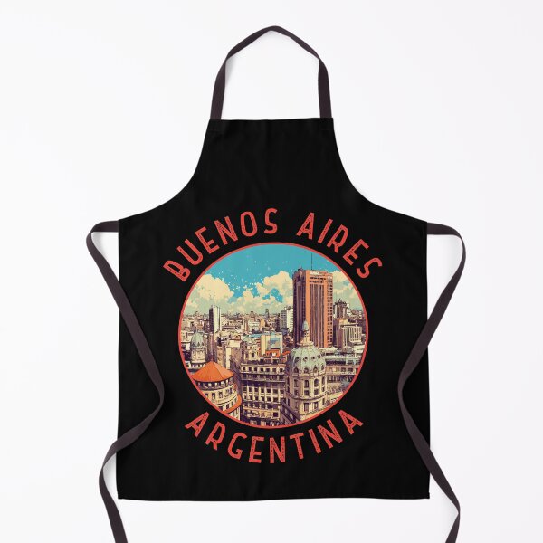 Item preview, Buenos Aires Argentina Retro Distressed Circle designed and sold by KrisSidDesigns.