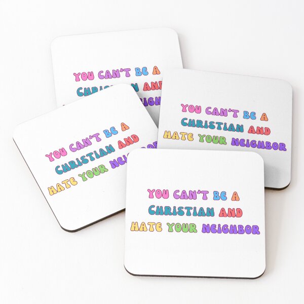 Item preview, You can't be a Christian and hate your n neighbor designed and sold by SeminaryGirlies.