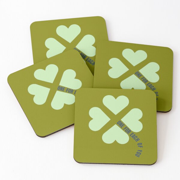 Item preview, Heart-Shaped Clover: One For Each Of You For Saint Patrick's Day designed and sold by TheSassyNoble.