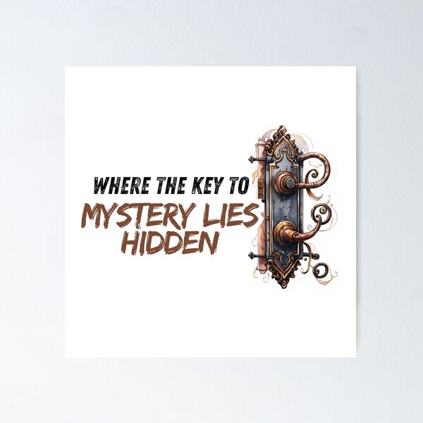 Item preview, Discover the hidden mysteries behind ornate keys and locks in a timeless exploration of secrets waiting to be uncovered designed and sold by NocteCorvus1706.