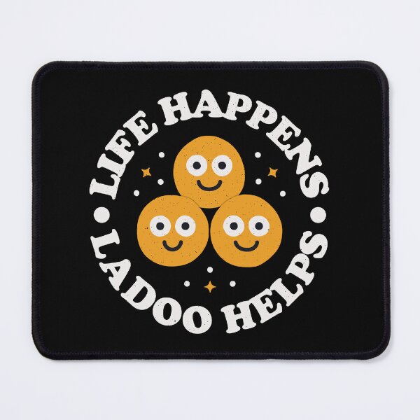 Item preview, Life Happens Ladoo Helps - Indian Sweet Ladoo designed and sold by TomThornton.