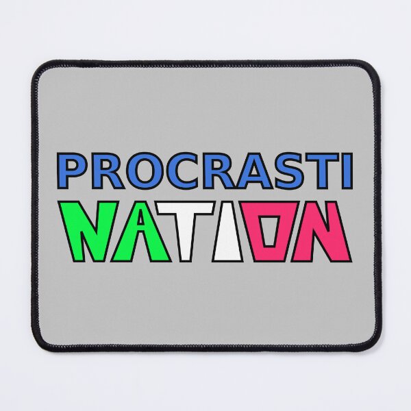 Item preview, Procrasti-NATION (ITA) designed and sold by zzerga.