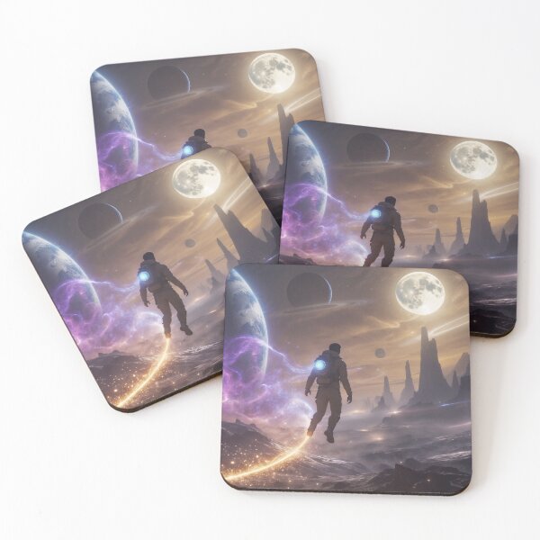 Item preview, Celestial Voyager Amidst Nebulae and Starlight designed and sold by Astraliscape.