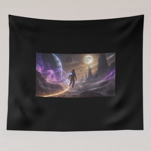 Item preview, Celestial Voyager Amidst Nebulae and Starlight designed and sold by Astraliscape.