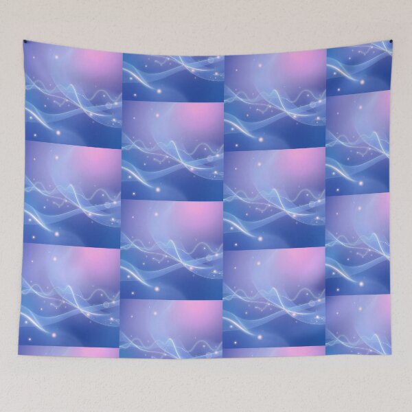 Item preview, Pattern Waves Light Color Digital Art Modern Illustration designed and sold by ART ATTACK ZONE.