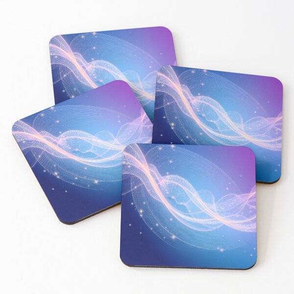 Item preview,  Visuals Waves Light Color Digital Art Modern Illustration designed and sold by ART ATTACK ZONE.