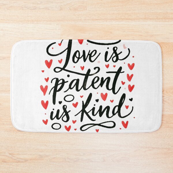 Item preview, Love Is Patient - Christian Faith Design designed and sold by InfinityTrends.