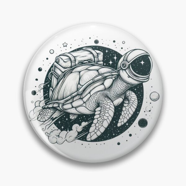 Item preview, Space Explorer Loggerhead Turtle – Astronaut Caretta Caretta designed and sold by gkhanco.