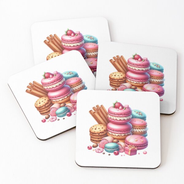 Item preview, Macarons love designed and sold by GirlsWithCoffee.