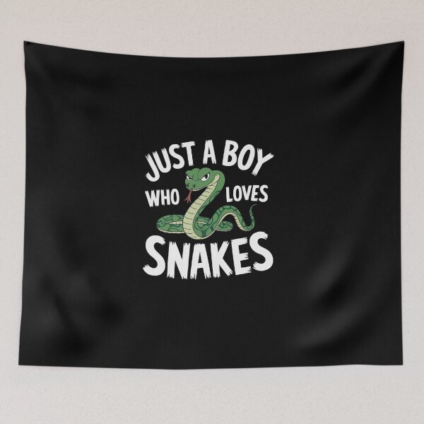 Item preview, just a Boy Who Loves Snakes designed and sold by jkrphoto.