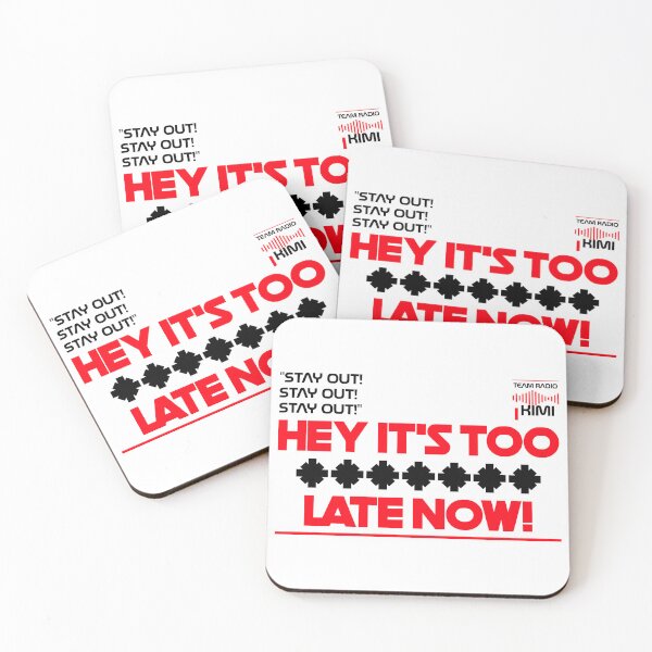 Item preview, Kimi Raikkonen's Angry Radio Message designed and sold by RupertsGarage.