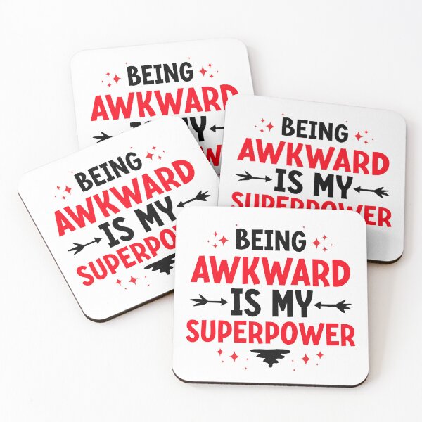 Item preview, Being really awkward is my superpower. | Awkward | Funny Quote designed and sold by Checkmate55.