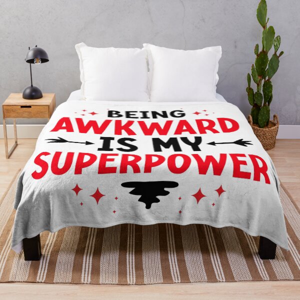Item preview, Being really awkward is my superpower. | Awkward | Funny Quote designed and sold by Checkmate55.