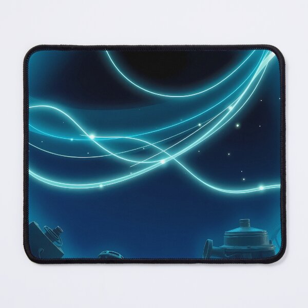 Item preview, Blue Waves Light Color Digital Art Modern Illustration designed and sold by ART ATTACK ZONE.
