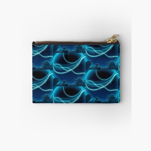 Item preview, Blue Waves Light Color Digital Art Modern Illustration designed and sold by ART ATTACK ZONE.