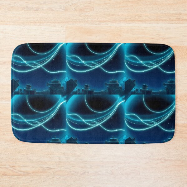 Item preview, Blue Waves Light Color Digital Art Modern Illustration designed and sold by ART ATTACK ZONE.