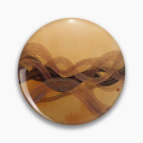 Item preview, Dune Waves Light Color Digital Art Modern Illustration designed and sold by ART ATTACK ZONE.